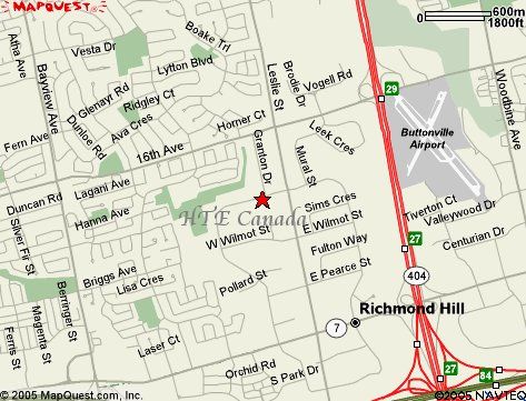 Richmond Hill Ontario Map