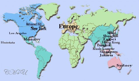 map of usa and canada. world map