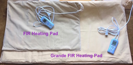 FIR Heating Pad two sizes
